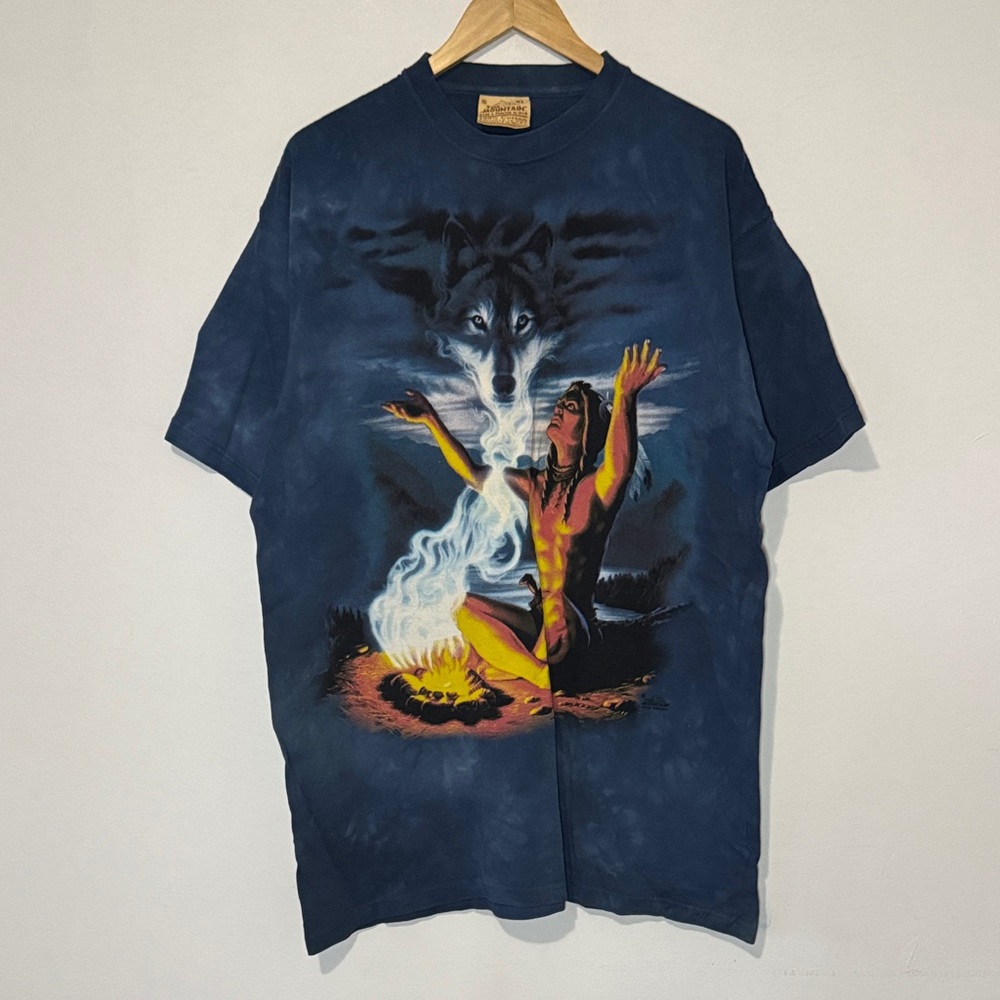 Vintage Native American The Mountain T-Shirt / XL / Year 2000